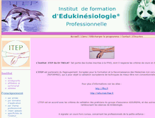 Tablet Screenshot of edukinesio.net